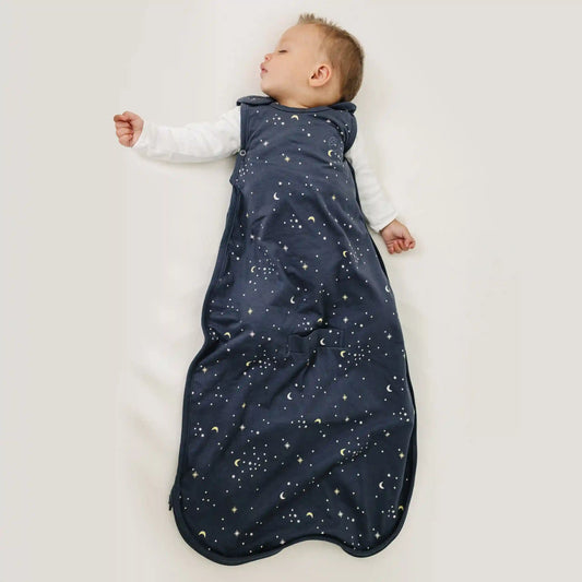 Ecolino® Adjustable Baby Sleep Bag, Organic Cotton, Universal Size: 2 Months - 2 Years, Milky Way Ink