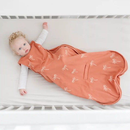 4 Season® Ultimate Baby Sleep Bag, Merino Wool & Organic Cotton, Palms