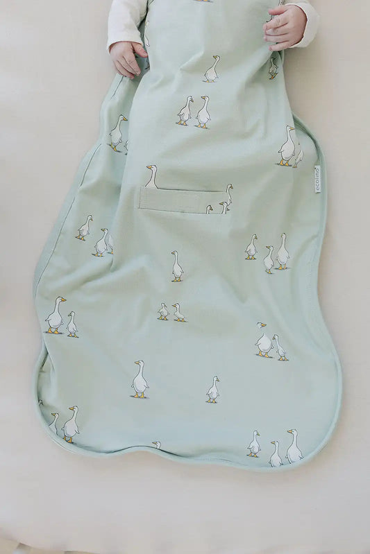 Ecolino® Adjustable Baby Sleep Bag, Organic Cotton, Universal Size: 2 Months - 2 Years, Goose